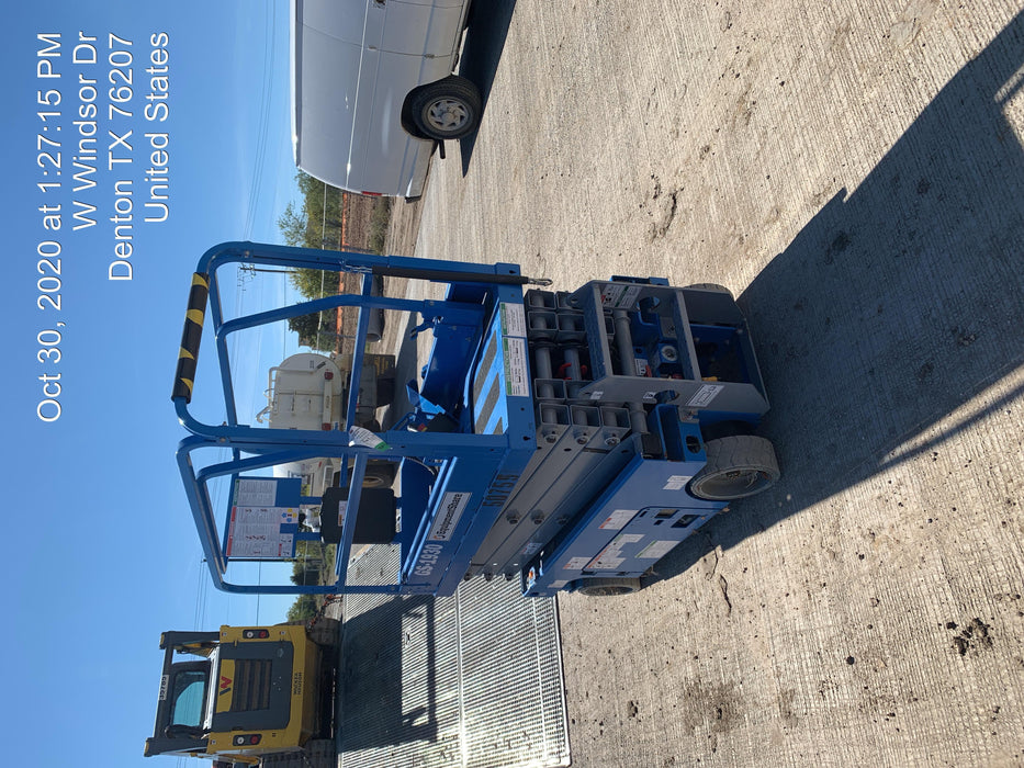 2019 Genie GS-1930 Fixed Rails with Chain Entry