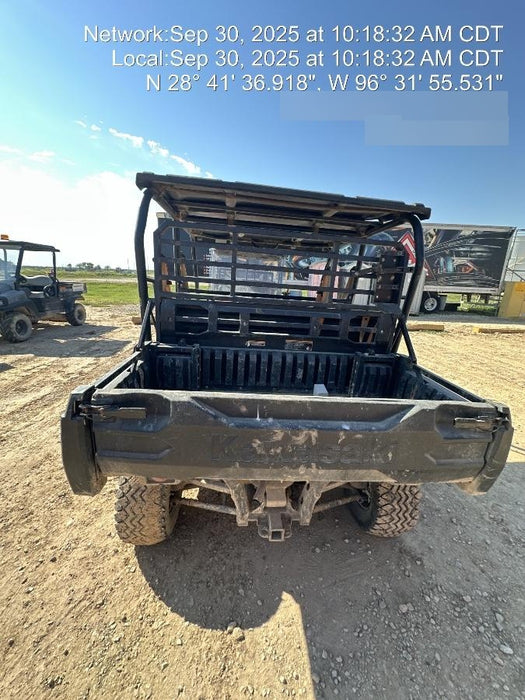 2022 Kawasaki Mule PRO-DXT Standard Options, Backup Alarm, Beacon, Plastic Hard Top, Poly Windshield, Horn Kit