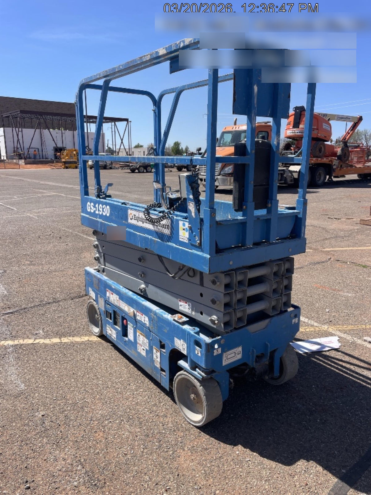 2018 Genie GS-1930 GS-1930 w/Fixed Rail, Chain Entry