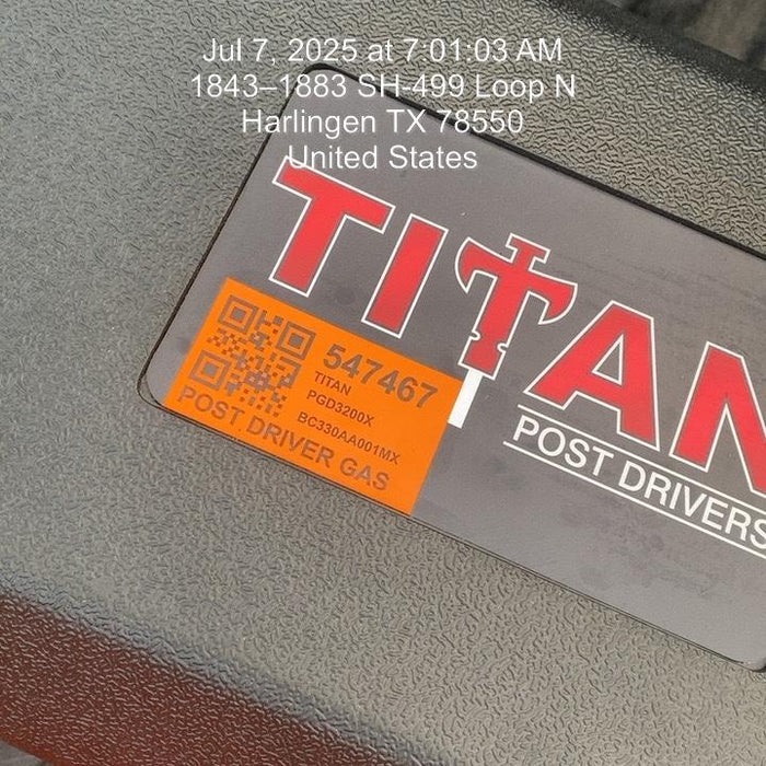 2025 TITAN PGD3200X