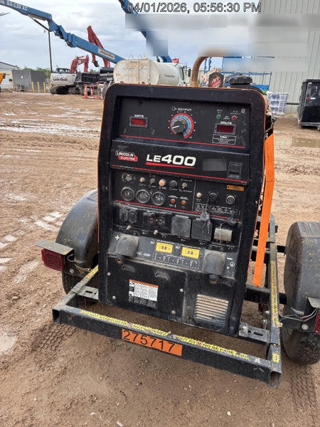 2022 Lincoln Electric LE400 Kubota V1505, Trlr, Cable Rack, Light Kit, ES Decals, T3
