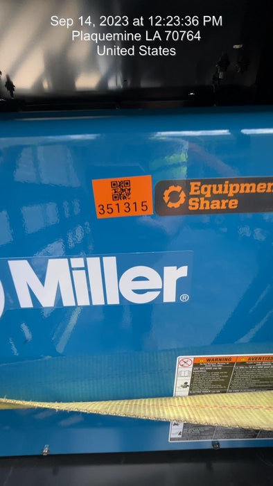 2023 MILLER ELECTRIC AlumaPower 350 MPA