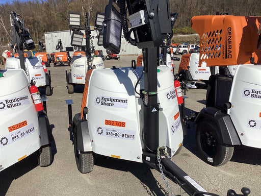 2023 Generac MLT2 Diesel, Flex Switch 120V Input, Powerzone Controller, 
(4) 320W LED Lights, 4kW Generator, 39.9 Gal Fuel Tank, 2" Ball, T3