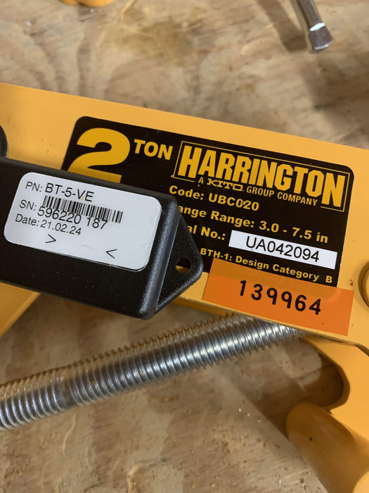 2021 HARRINGTON UBC020