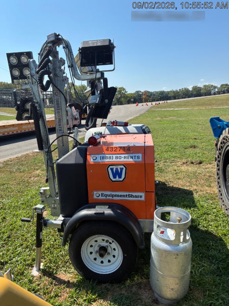 2024 Wanco WLTT-4MM4K Diesel, Deep Sea Controller, Shore Power Plug, Auto Start, (4) 350W LED Floodlights, 4kW Generator, 60 Gal Fuel Tank, 2" Ball, T3