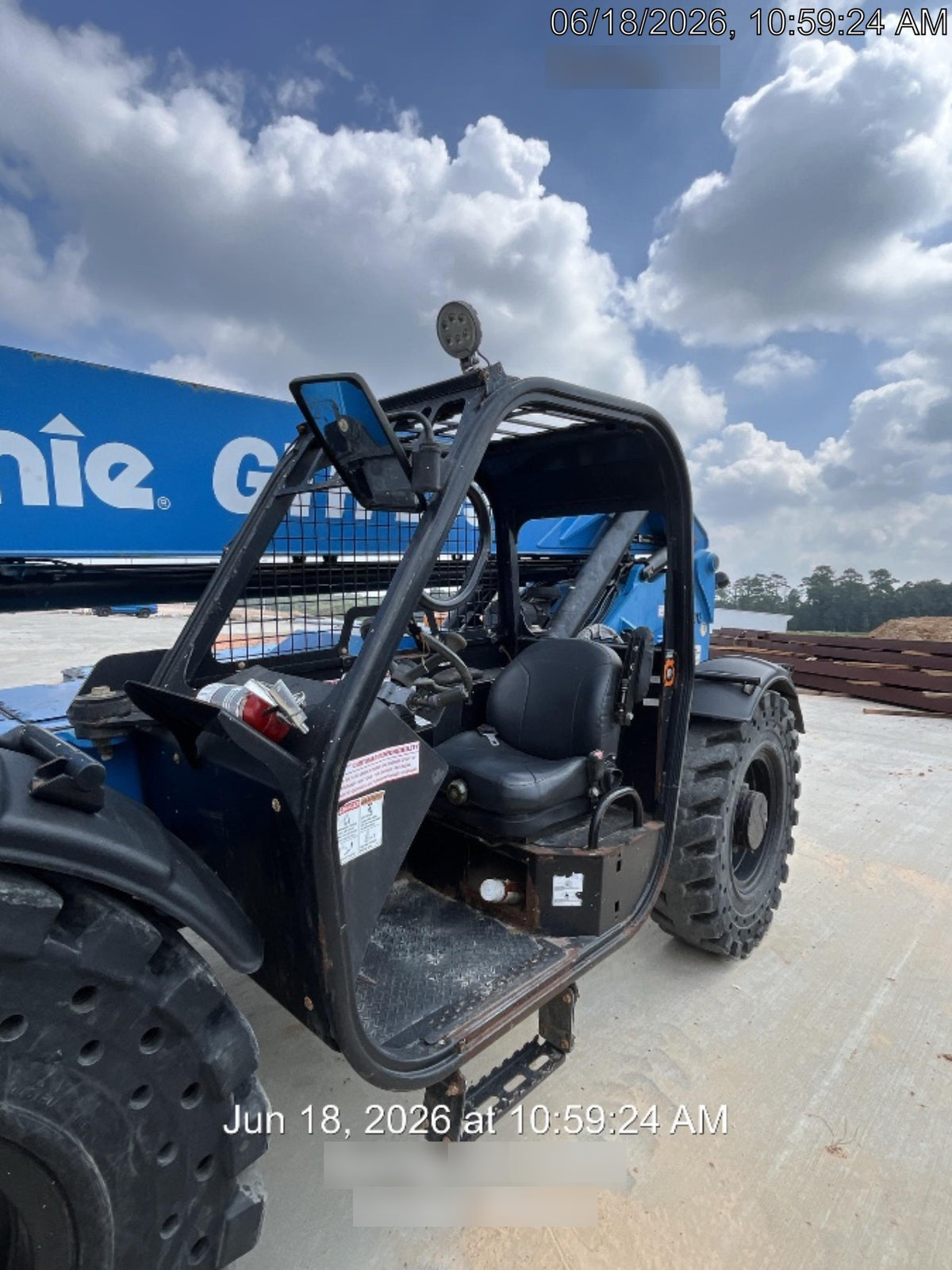 2017 Genie GTH-1056 Genie GTH1056, Solid Tires, 60" carriage, Light Kit, Open ROPS