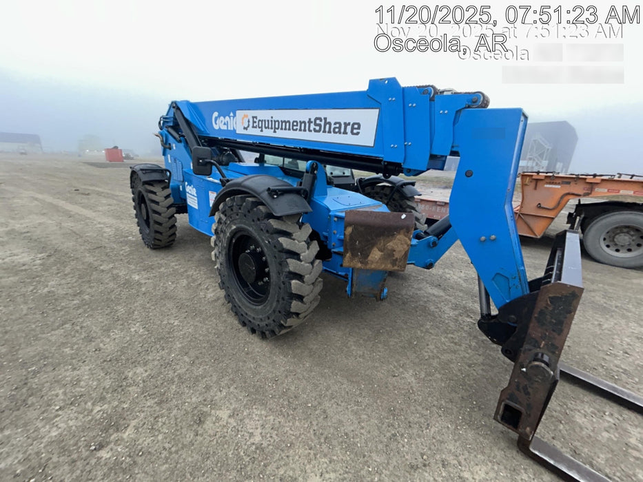 2018 Genie GTH-1056 Genie GTH-1056 w/Enclosed Cab w/HVAC, Work Lights, Solid Tires, Beacon, 60" Carriage and Forks