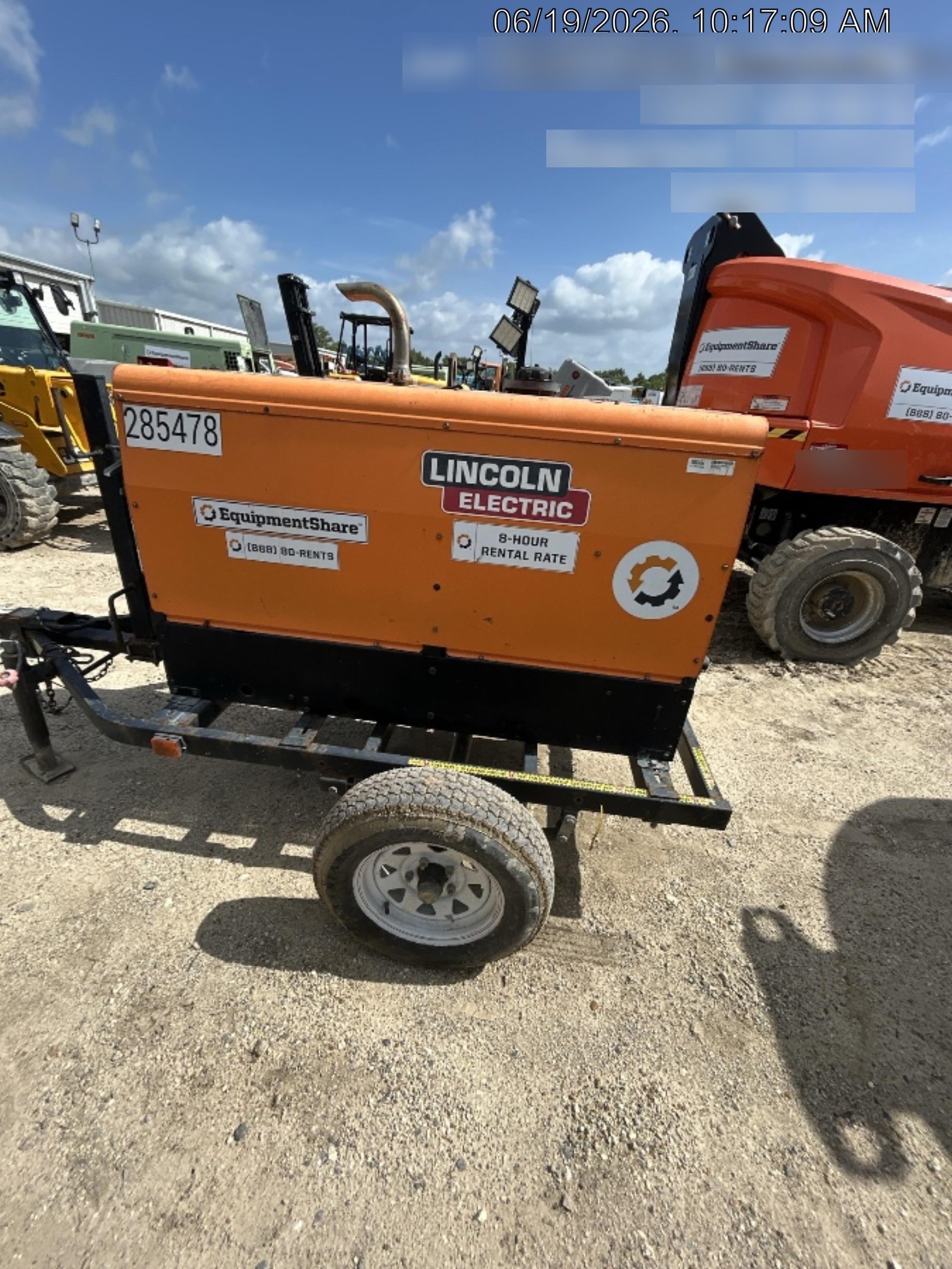 2022 Lincoln Electric LE400 Kubota V1505, Trlr, Cable Rack, Light Kit, ES Decals, T3