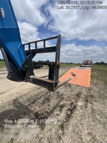2018 Genie GTH-844 Genie GTH-844D w/Open ROPS, Solid Tires, Work Light/Beacon, 60" Carriage and Forks