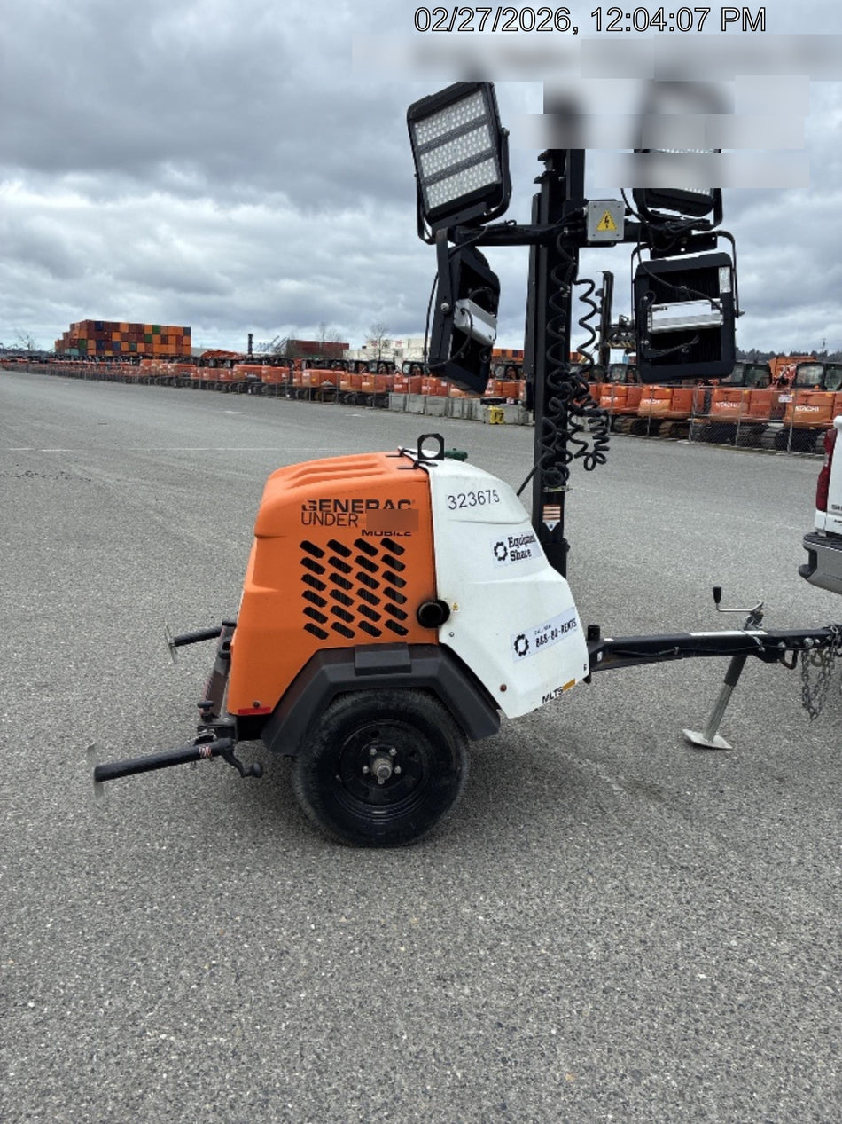 2023 Generac MLT2 Diesel, Flex Switch 120V Input, Powerzone Controller, (4) 320W LED Lights, 4kW Generator, 39.9 Gal Fuel Tank, 2" Ball, T3