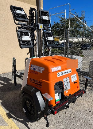 2023 Generac MLT2 Diesel, Flex Switch 120V Input, Powerzone Controller, 
(4) 320W LED Lights, 4kW Generator, 39.9 Gal Fuel Tank, 2" Ball, T3