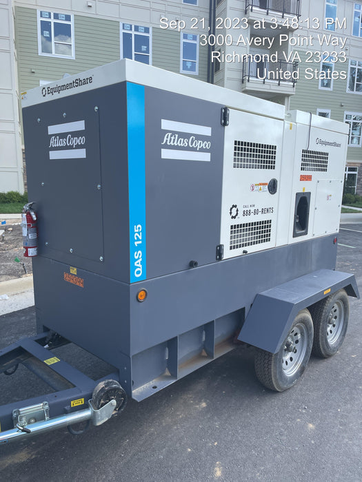 2022 ATLAS COPCO QAS 125