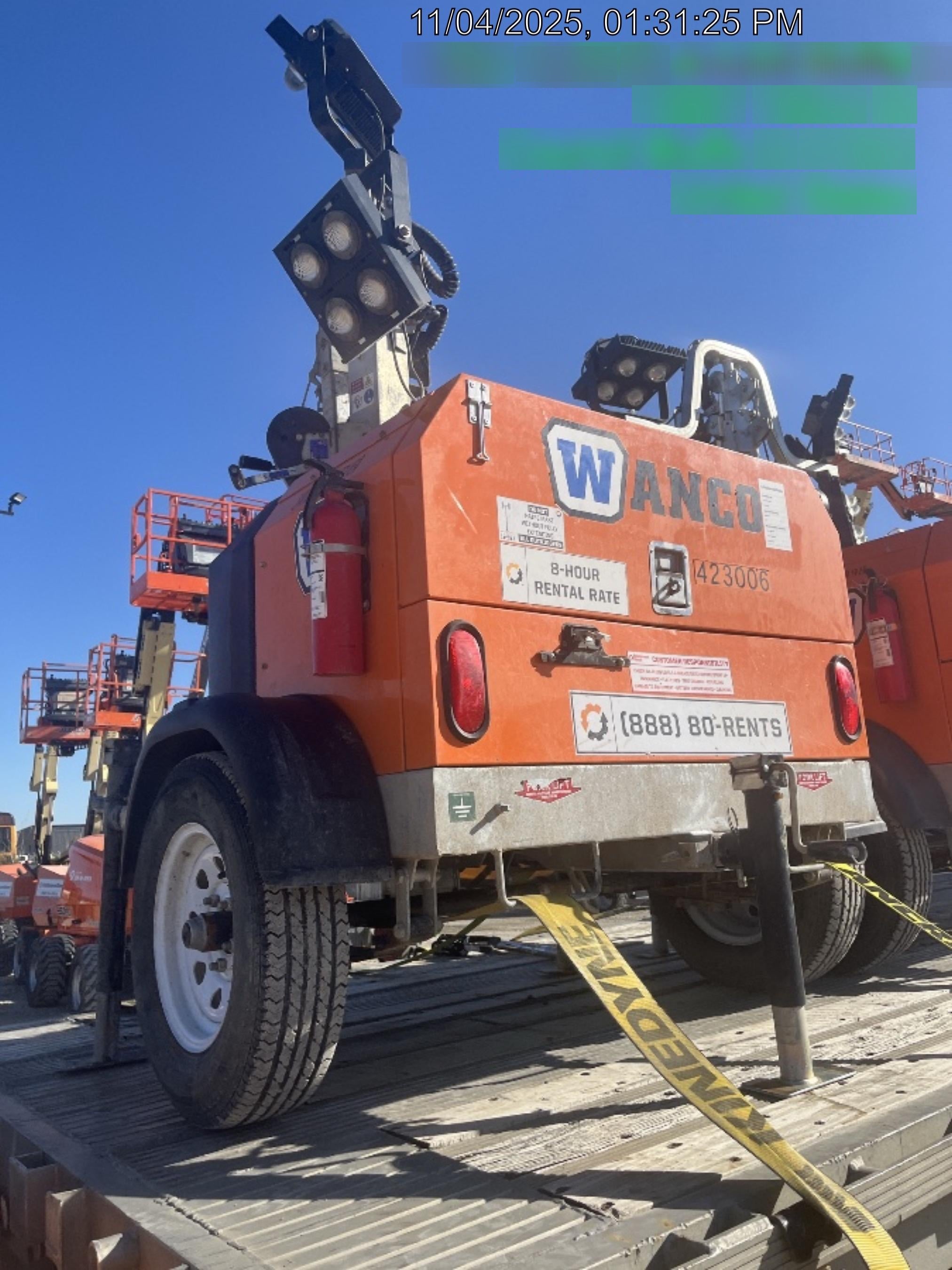 2024 Wanco WLTT-4MM4K Diesel, Deep Sea Controller, Shore Power Plug, Auto Start, (4) 350W LED Floodlights, 4kW Generator, 60 Gal Fuel Tank, 2" Ball, T3