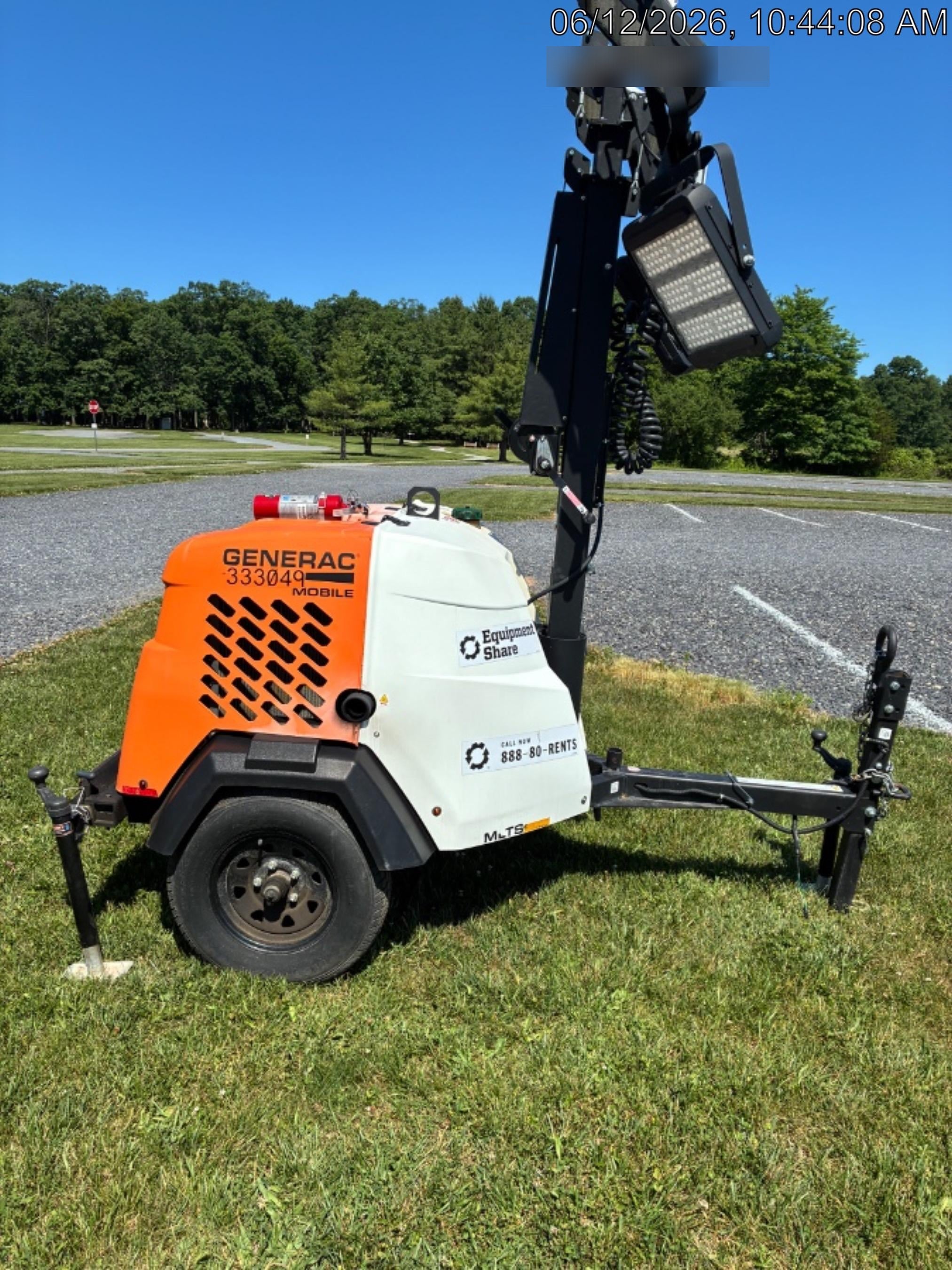 2023 Generac MLT2 Diesel, Flex Switch 120V Input, Powerzone Controller, (4) 320W LED Lights, 4kW Generator, 39.9 Gal Fuel Tank, 2" Ball, T3