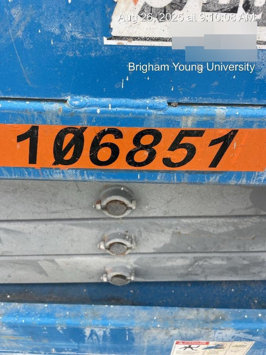 2020 Genie GS-1930 Solid Non Marking Tires, Beacon, Folding rails with half height swing gate, 800W Inverter