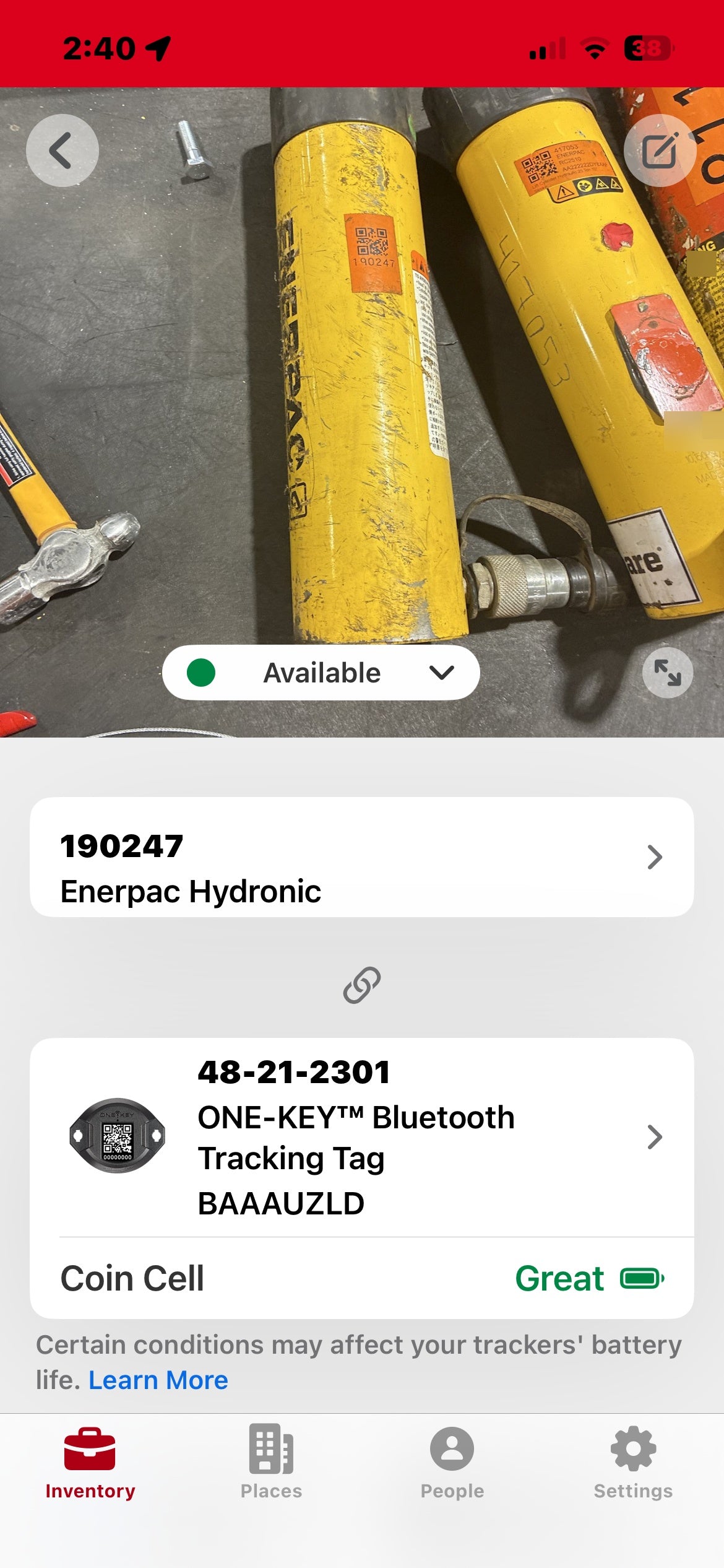 2021 ENERPAC RC2510