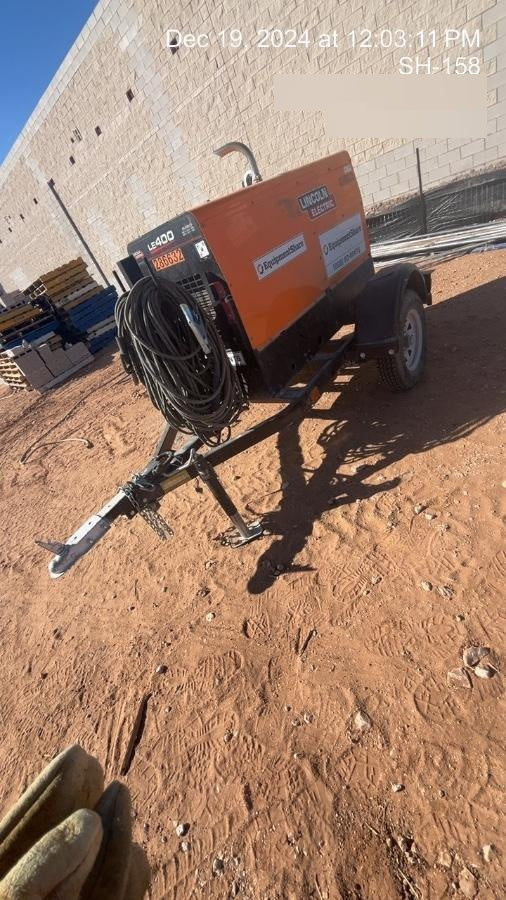 2022 Lincoln Electric LE400 Kubota V1505, Trlr, Cable Rack, Light Kit, ES Decals, T3