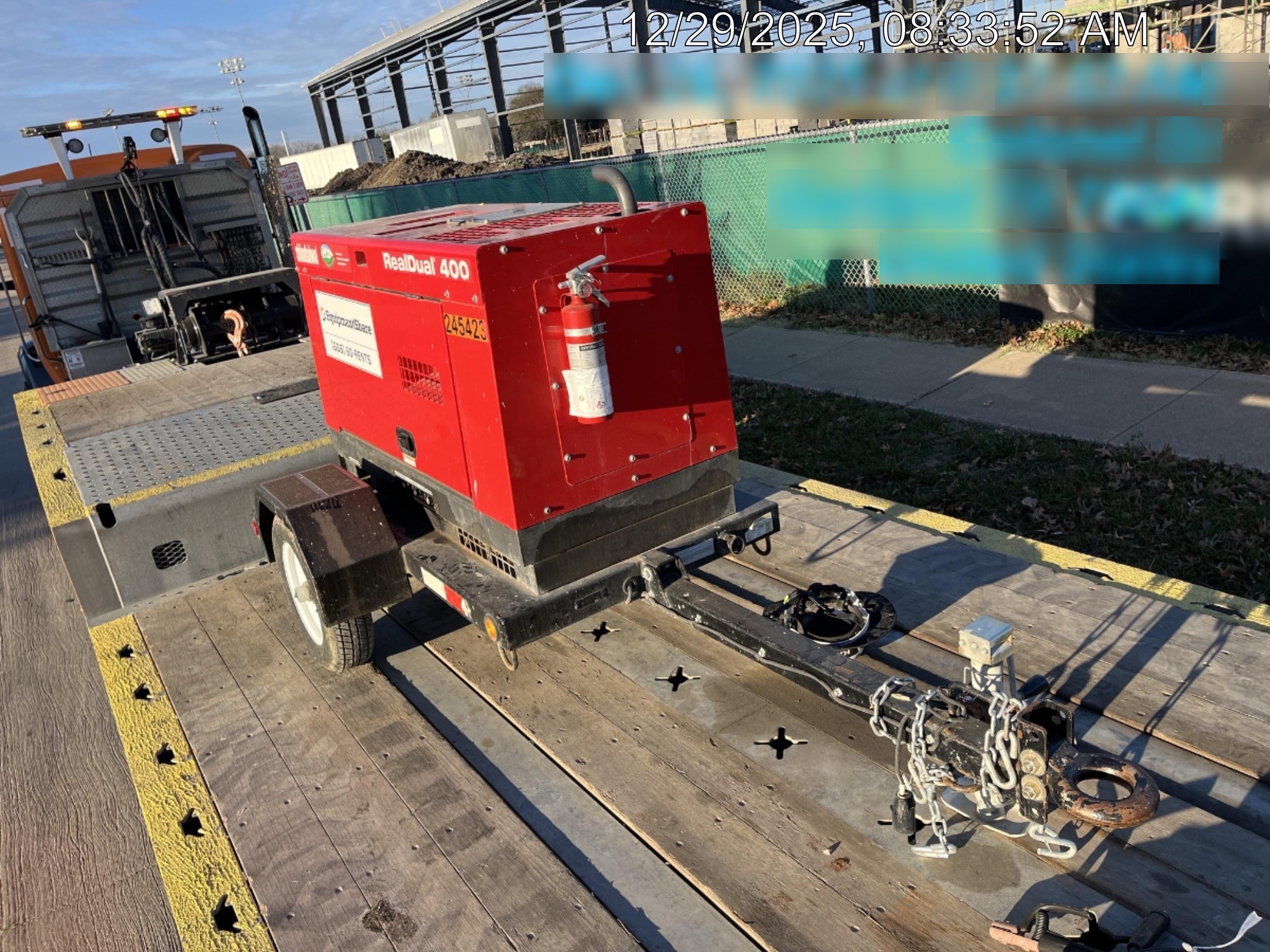 2022 Shindaiwa DGW400MDL Kubota D902 Engine, 23 HP, Dual Op Welder, Wire, Arc, Droop Stick, Tig, and CC Stick Functionality, Simulphase, 3 Phase and 1 Phase Gen Output, Single Axle NB Trlr, Slr Trckl Chrg 12V 12W, Fire Ext