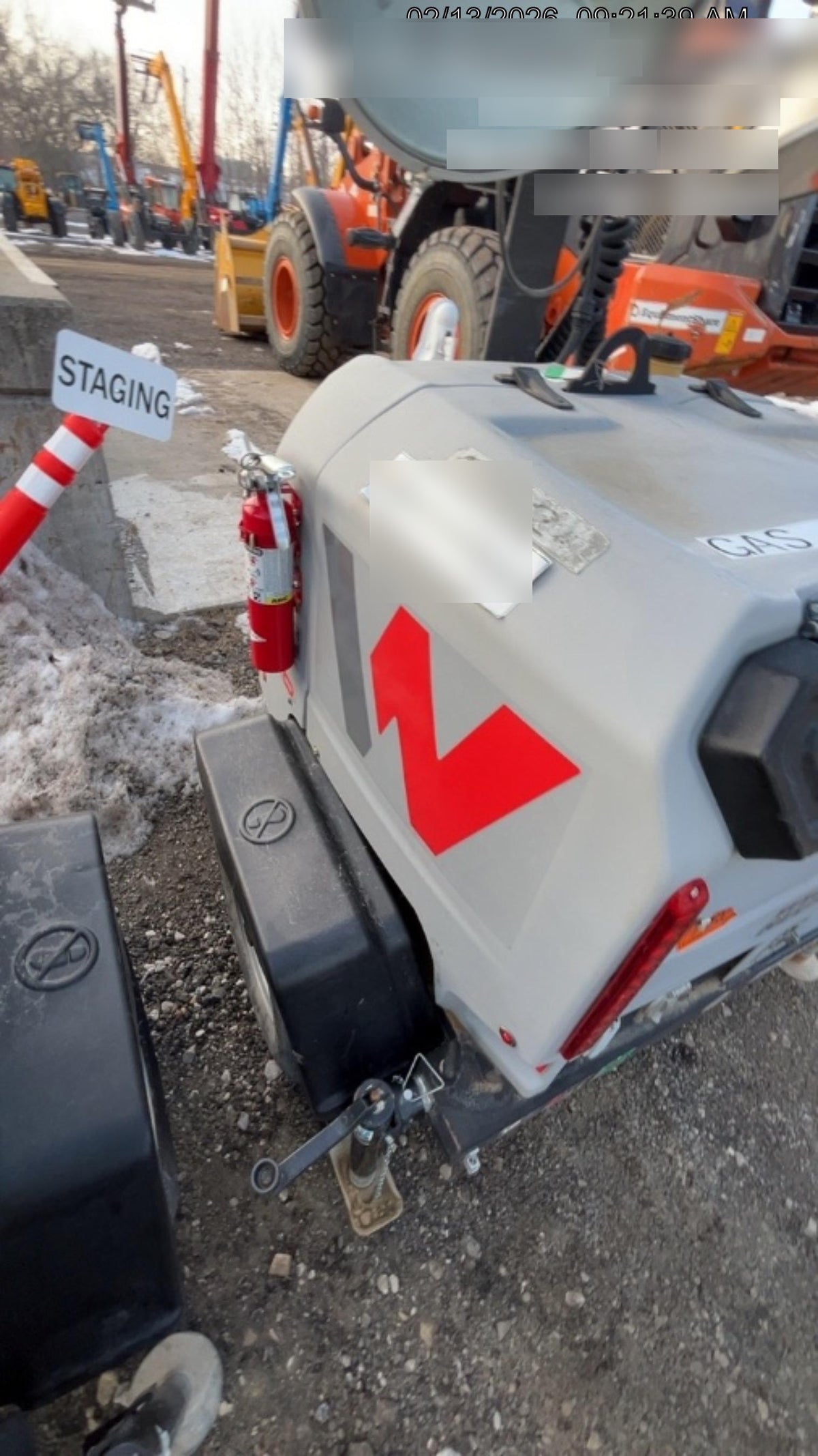 2019 Wacker Neuson LTV6L-MH Mobile Light Tower w/Fuel Level Sensor Installed