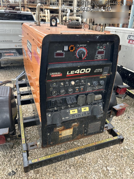 2022 Lincoln Electric LE400 Kubota V1505, Trlr, Cable Rack, Light Kit, ES Decals, T3
