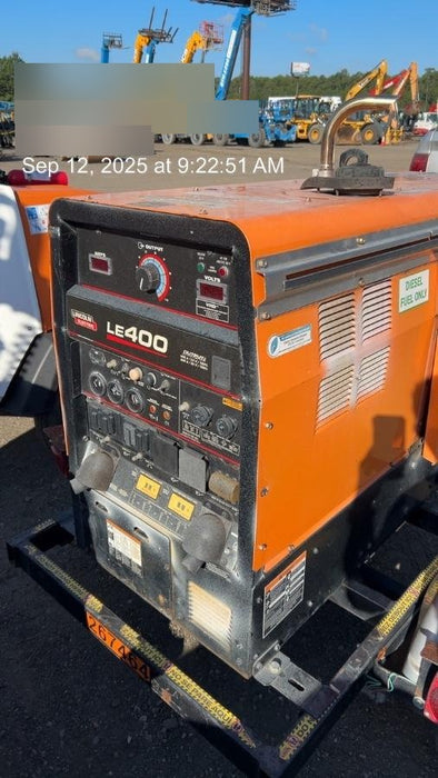 2022 Lincoln Electric LE400 Kubota V1505, Trlr, Cable Rack, Light Kit, ES Decals, T3