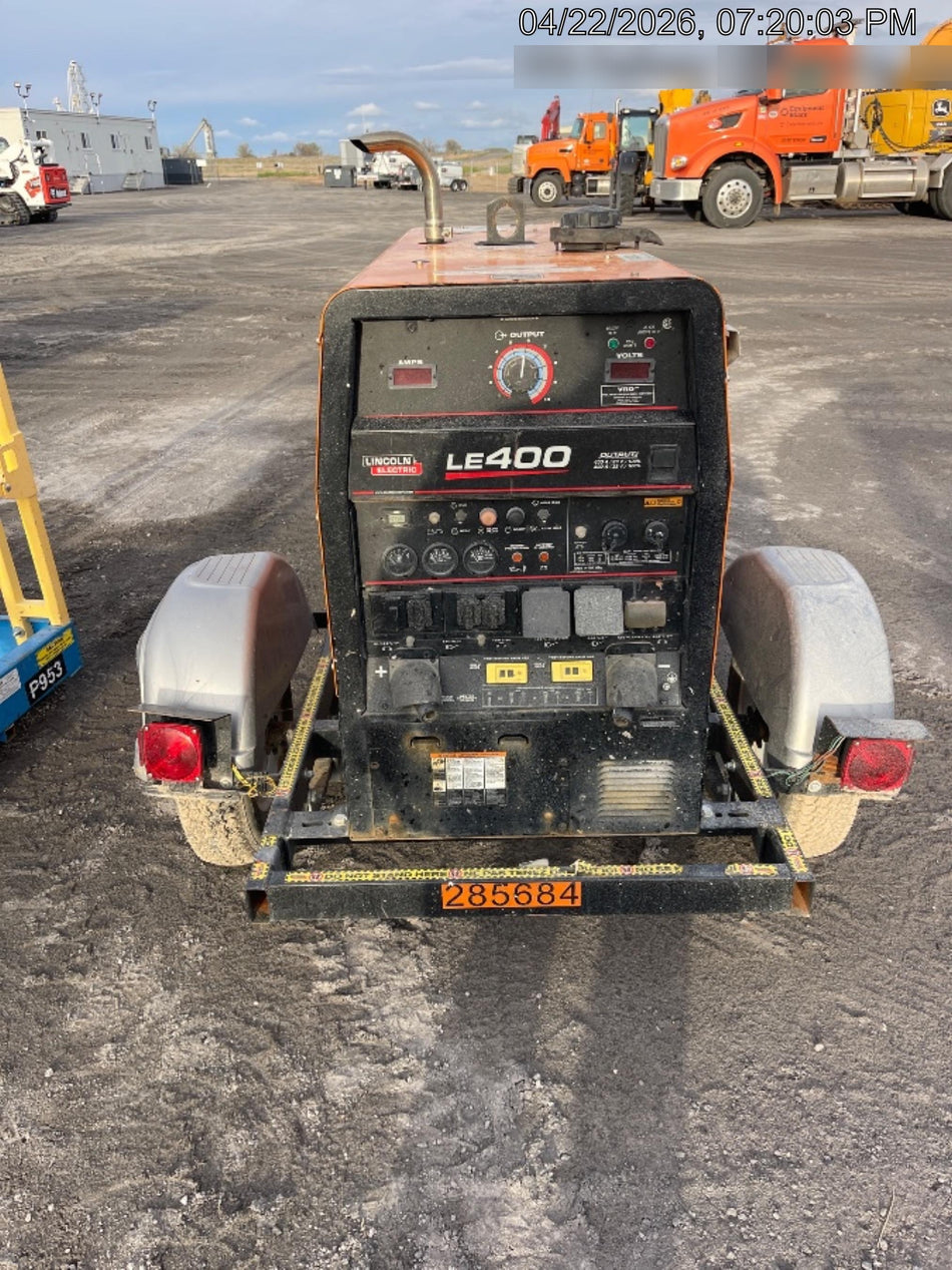 2022 Lincoln Electric LE400 Kubota V1505, Trlr, Cable Rack, Light Kit, ES Decals, T3