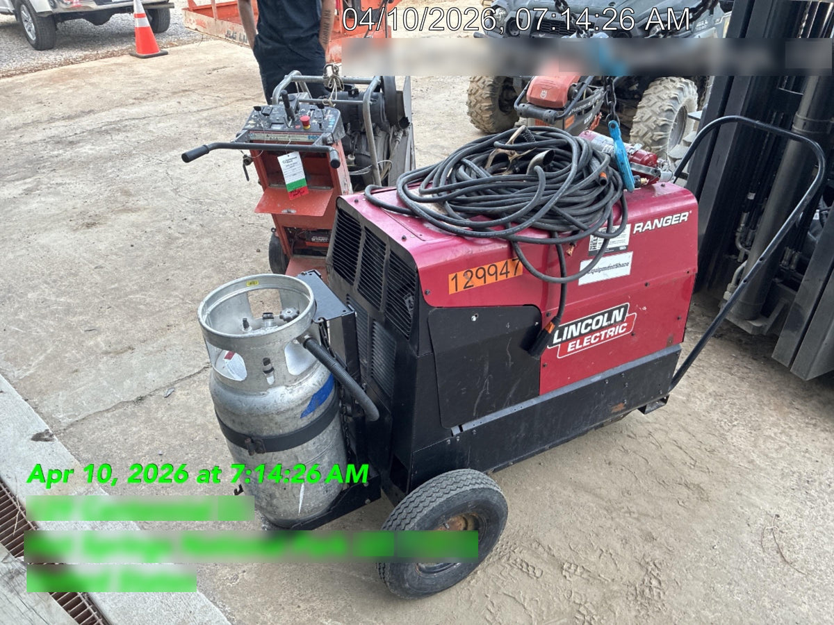 2021 Lincoln Electric Ranger 305 LPG K3430-1, Ranger 305 LPG, Undercarriage, Tank Holder & Strap, 10kw AC Gen, 25hp Kohler LPG Eng
