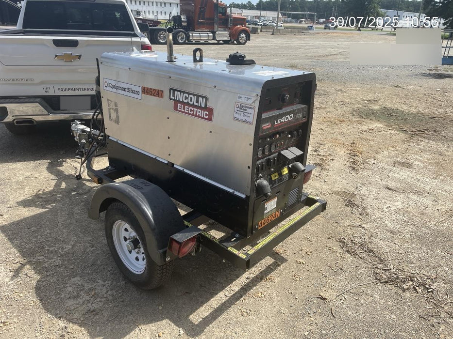 2024 Lincoln Electric LE400 Kubota V1505, Trlr, Cable Rack, Light Kit, ES Decals, T3