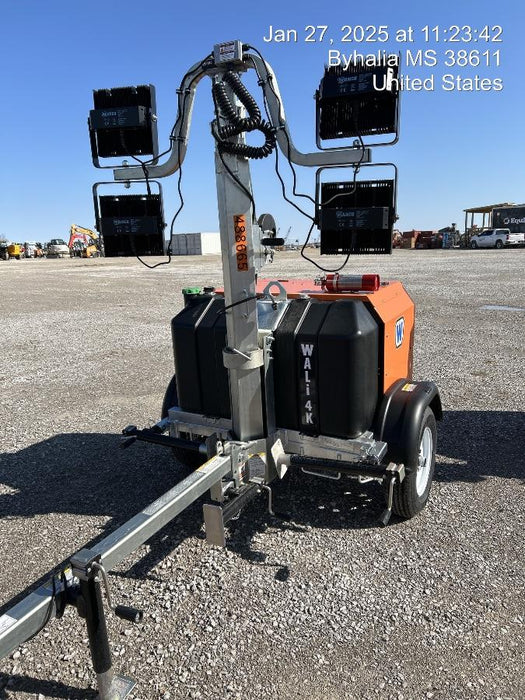 2025 Wanco WLTT-4MM4K Diesel, Mitsubishi L2E, 9.0HP @1800 rpm, Deep Sea Controller, Shore Power Plug, Auto Start, (4) 350W LED Floodlights, 4kW Generator, 60 Gal Fuel Tank, 2" Ball, T3