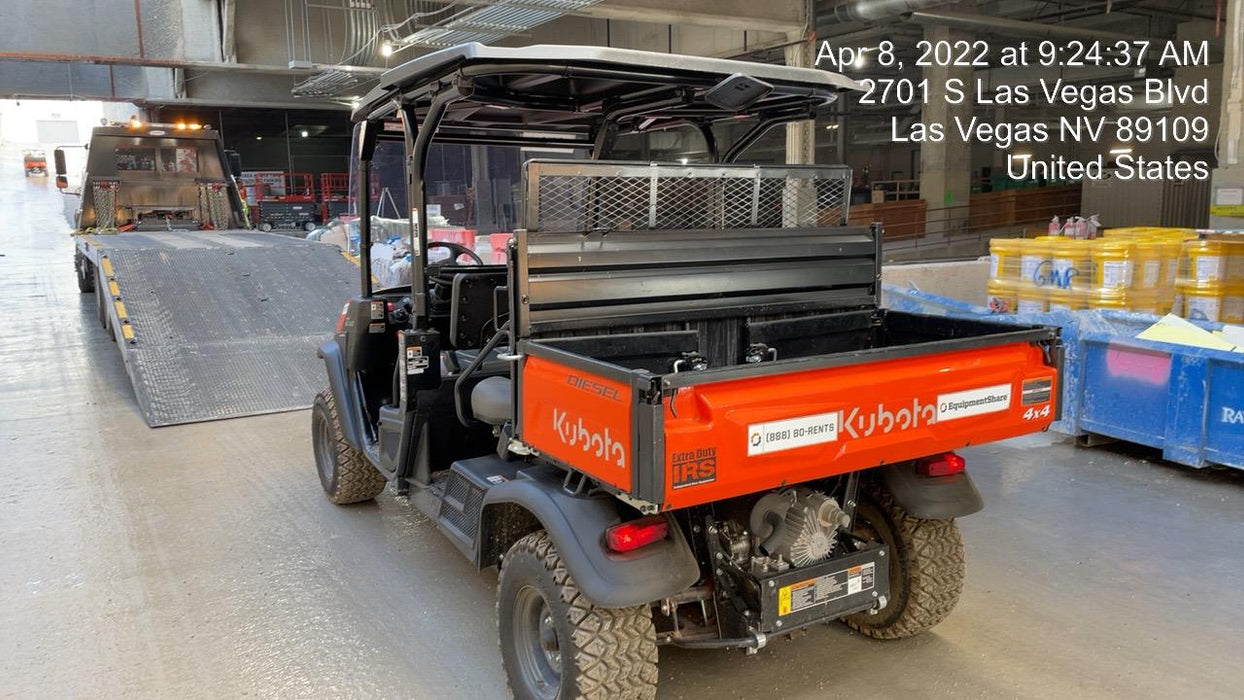 2022 Kubota RTV-X1140W-H Plastic Canopy, Windshield Acrylic Clear, LED Strobe Light, Wire Harness Kit, Back up Alarm