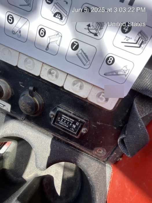 2016 Skyjack SJ843 TH 60" Carriage, Solid Tires