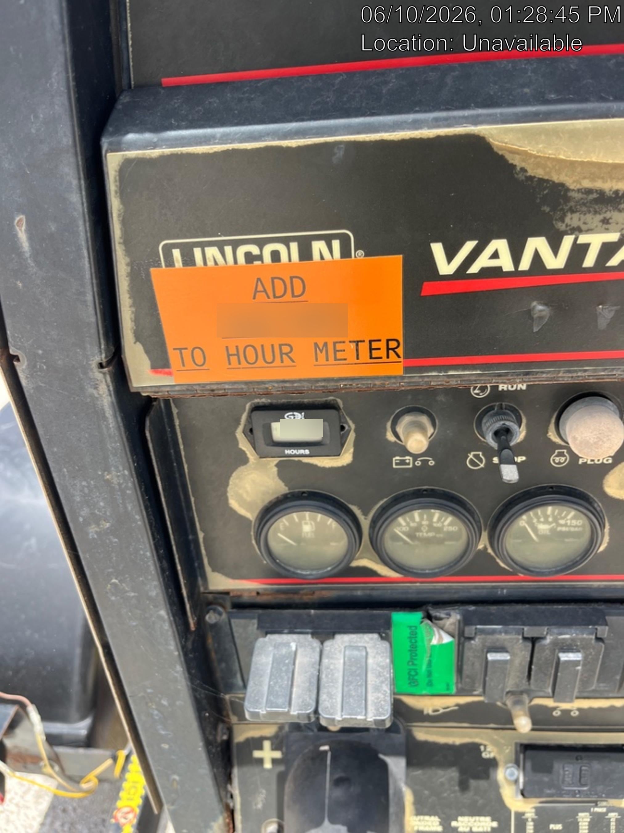2019 Lincoln Electric Vantage 322 Lincoln Vantage 322 Welder w/Trailer, Light Kit, Cable Rack