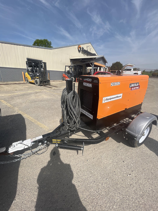 2022 Lincoln Electric LE400 Kubota V1505, Trlr, Cable Rack, Light Kit, ES Decals, T3