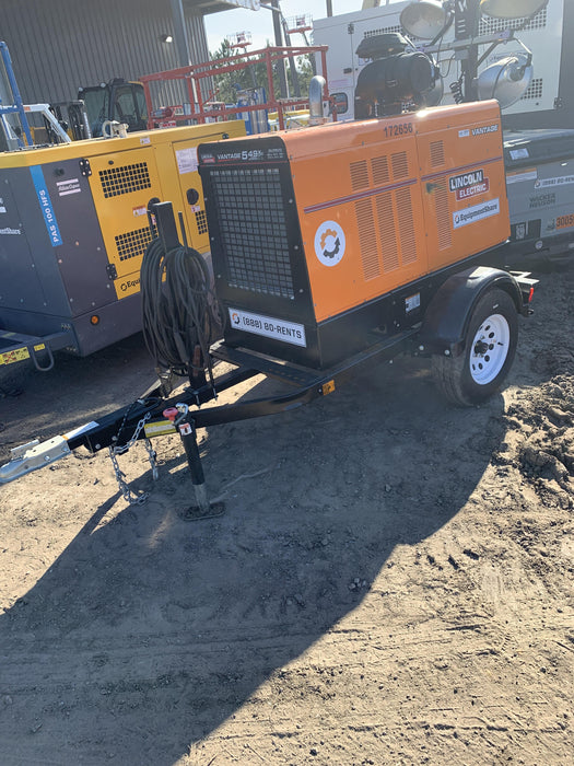 2021 Lincoln Electric Vantage 549X Ready Pak 3, ORANGE (includes trailer, cable rack, fender light kit)