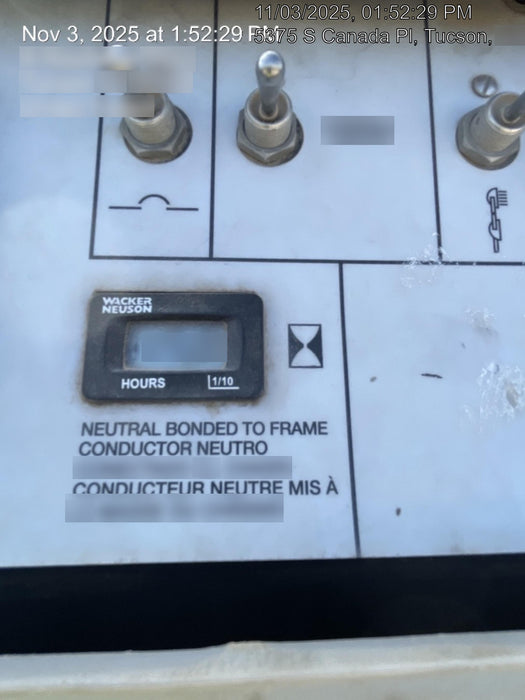 2017 Wacker Neuson LTV6L-MH Wacker Neuson 6 kW Towable Light Generator