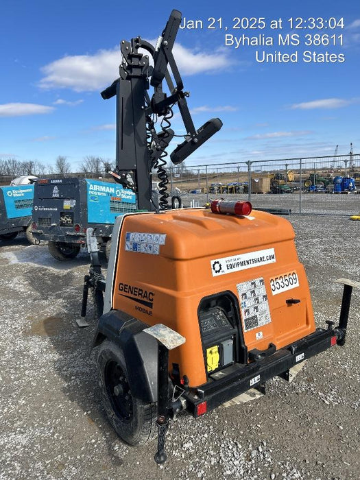 2023 Generac MLT2 Diesel, Flex Switch 120V Input, Powerzone Controller, (4) 320W LED Lights, 4kW Generator, 39.9 Gal Fuel Tank, 2" Ball, T3