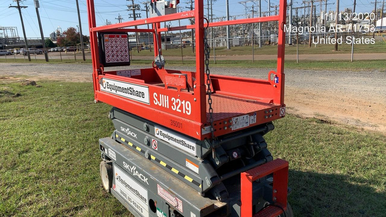 2019 Skyjack SJIII-3219 Standard Options, Trojan Batteries