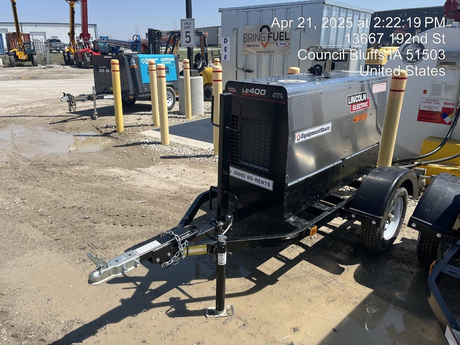 2024 Lincoln Electric LE400 Kubota V1505, Trlr, Cable Rack, Light Kit, ES Decals, T3