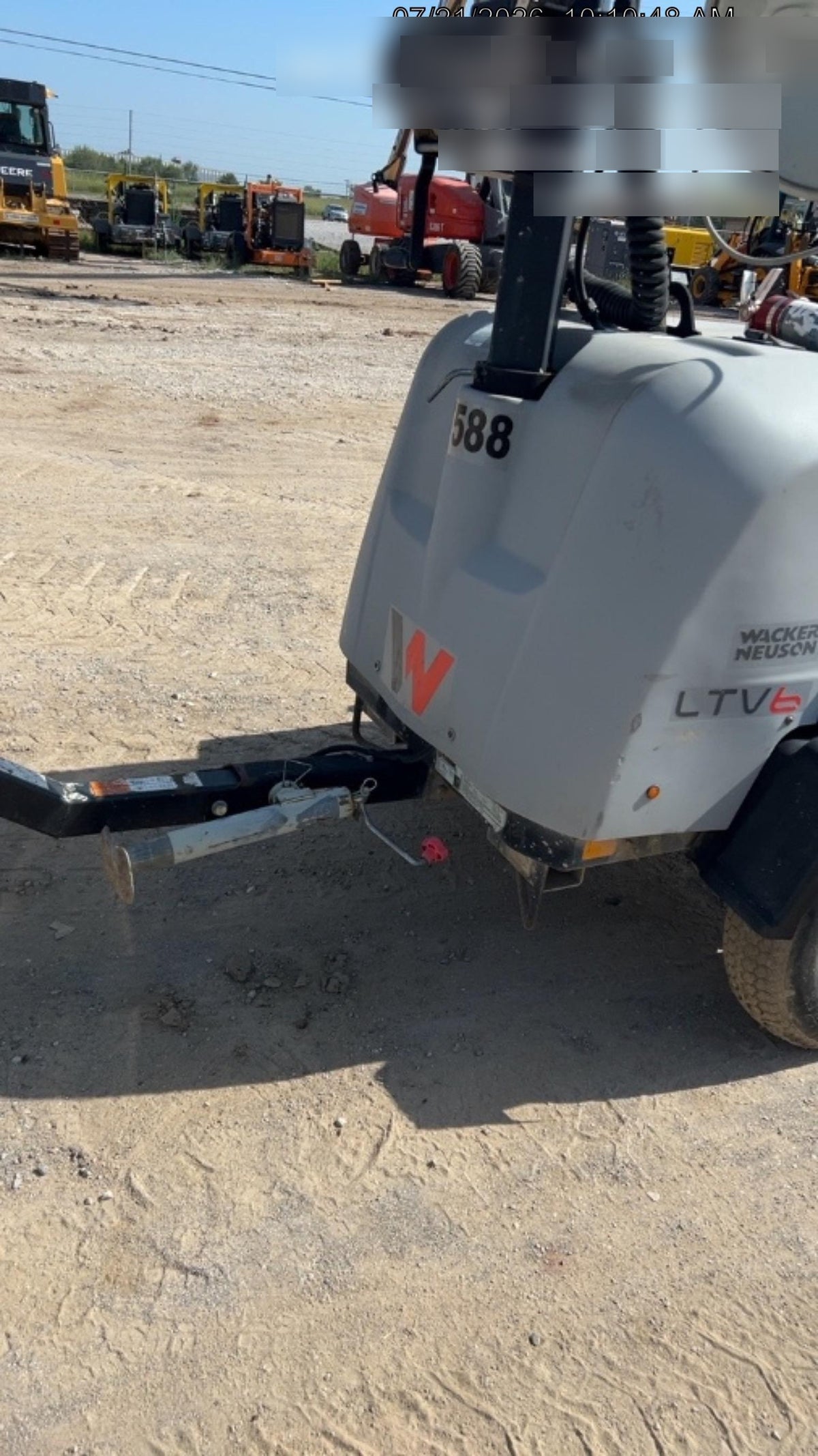 2019 Wacker Neuson LTV6L-MH Standard Options, ES Track Hardware, Fuel Level Sensor