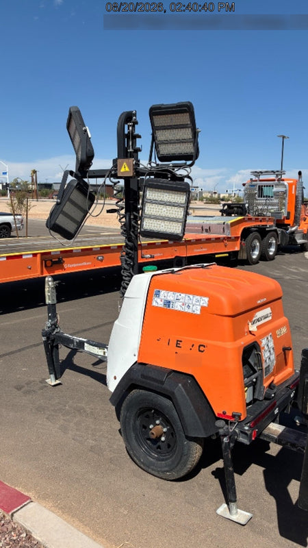 2024 Generac MLT2 Diesel, Flex Switch 120V Input, Powerzone Controller, 
(4) 320W LED Lights, 4kW Generator, 39.9 Gal Fuel Tank, 2" Ball, T3