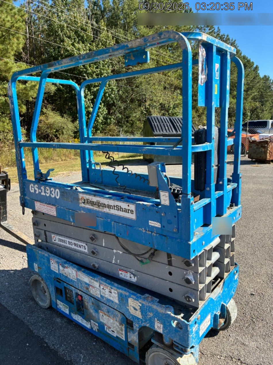 2020 Genie GS-1930 Fixed rails with chain entry gate - Pre A92.20