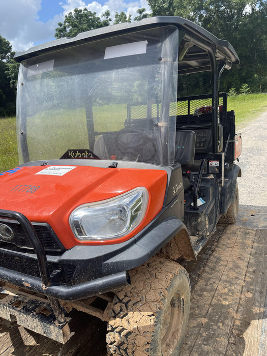 2020 Kubota RTV-X1140W-H Kubota RTVX1140WH 4wd Utility Cart, LED Strobe, Windshield Tempered Glass, Plastic Canopy, Wire Harness Kit, Backup Alarm