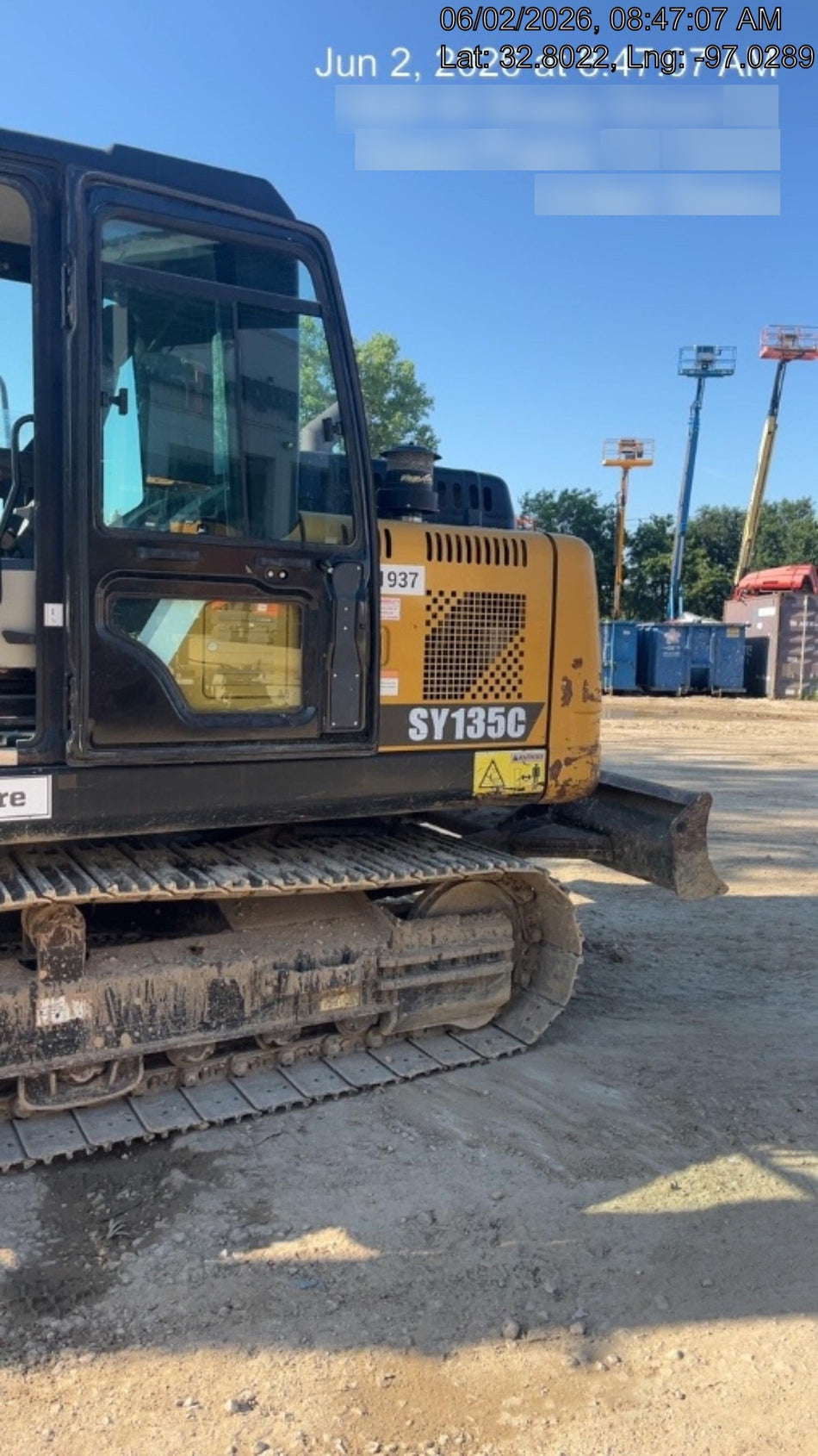 2019 SANY SY135C