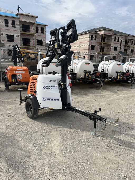 2023 Generac MLT2 Diesel, Flex Switch 120V Input, Powerzone Controller, 
(4) 320W LED Lights, 4kW Generator, 39.9 Gal Fuel Tank, 2" Ball, T3