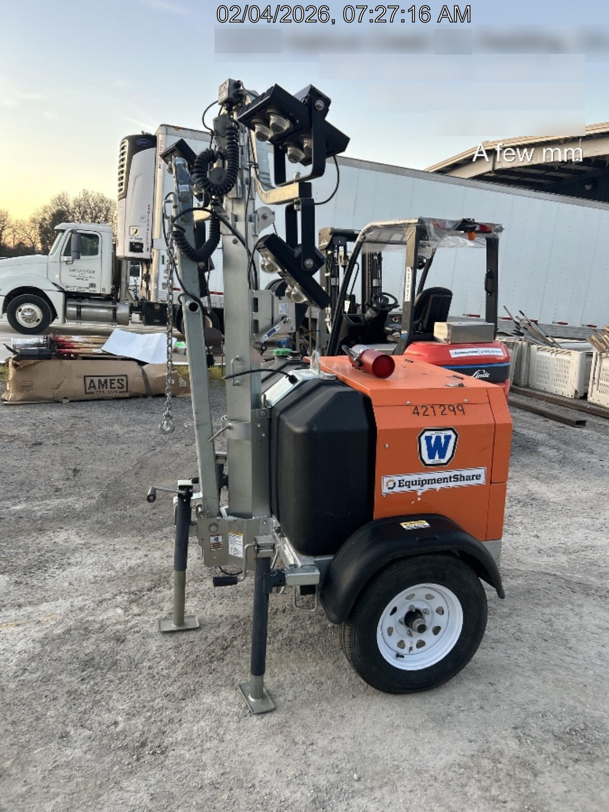 2024 Wanco WLTT-4MM4K Diesel, Deep Sea Controller, Shore Power Plug, Auto Start, (4) 350W LED Floodlights, 4kW Generator, 60 Gal Fuel Tank, 2" Ball, T3