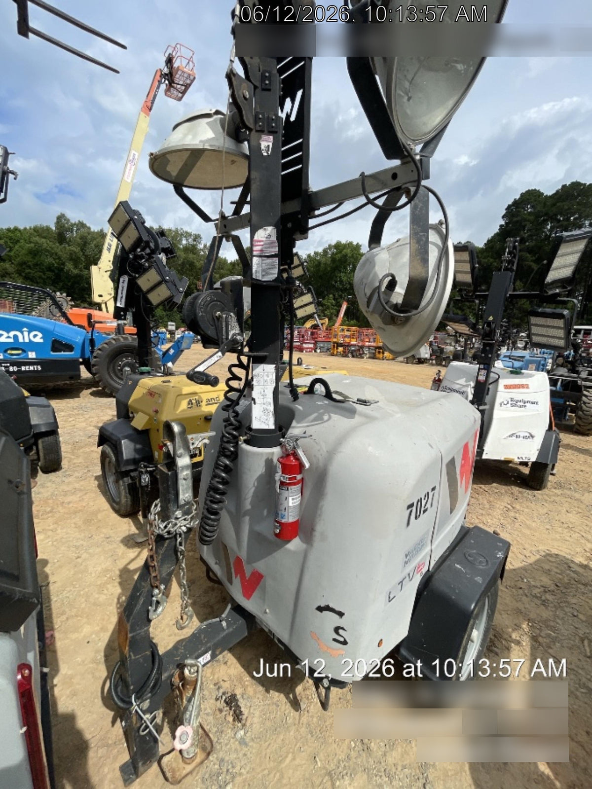 Wacker Neuson LTV6K-MH Wacker Neuson LTV6K Light Tower w/Kubota Engine
