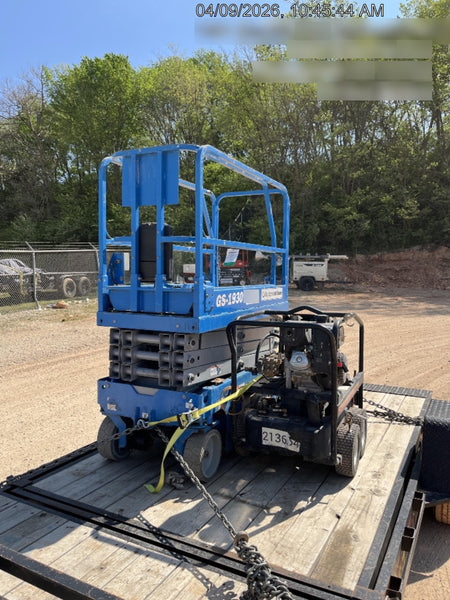 2019 Genie GS-1930 Fixed Rails with Chain Entry