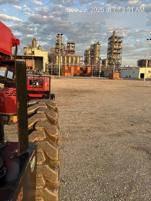 2020 Manitou MTA8044 74hp T4F, Cab/Heat/Air, Cab and Boom LED work lights, Auxiliary Hydraulics, Solid Tires, Amber strobe, Lift Hook w/66" Carriage, 60" Forks