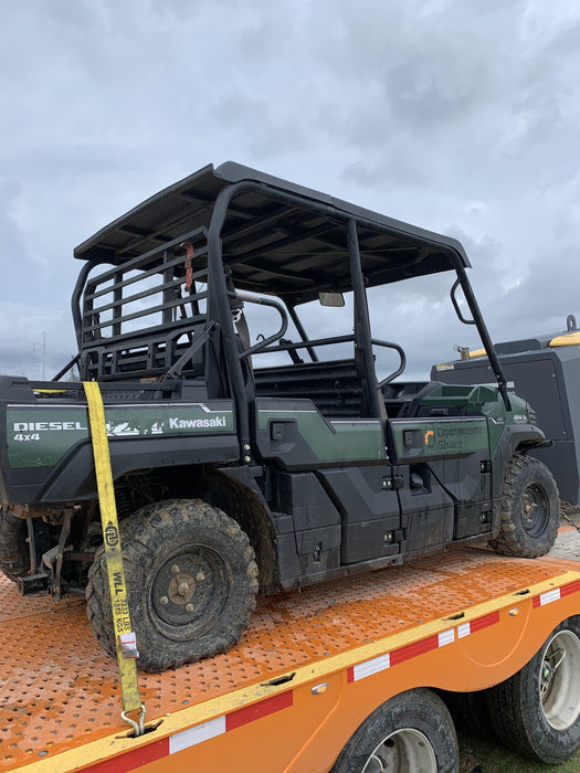 2019 Kawasaki Mule PRO-DXT Standard Options, Backup Alarm, Beacon, Plastic Hard Top, Poly Windshield, Horn Kit