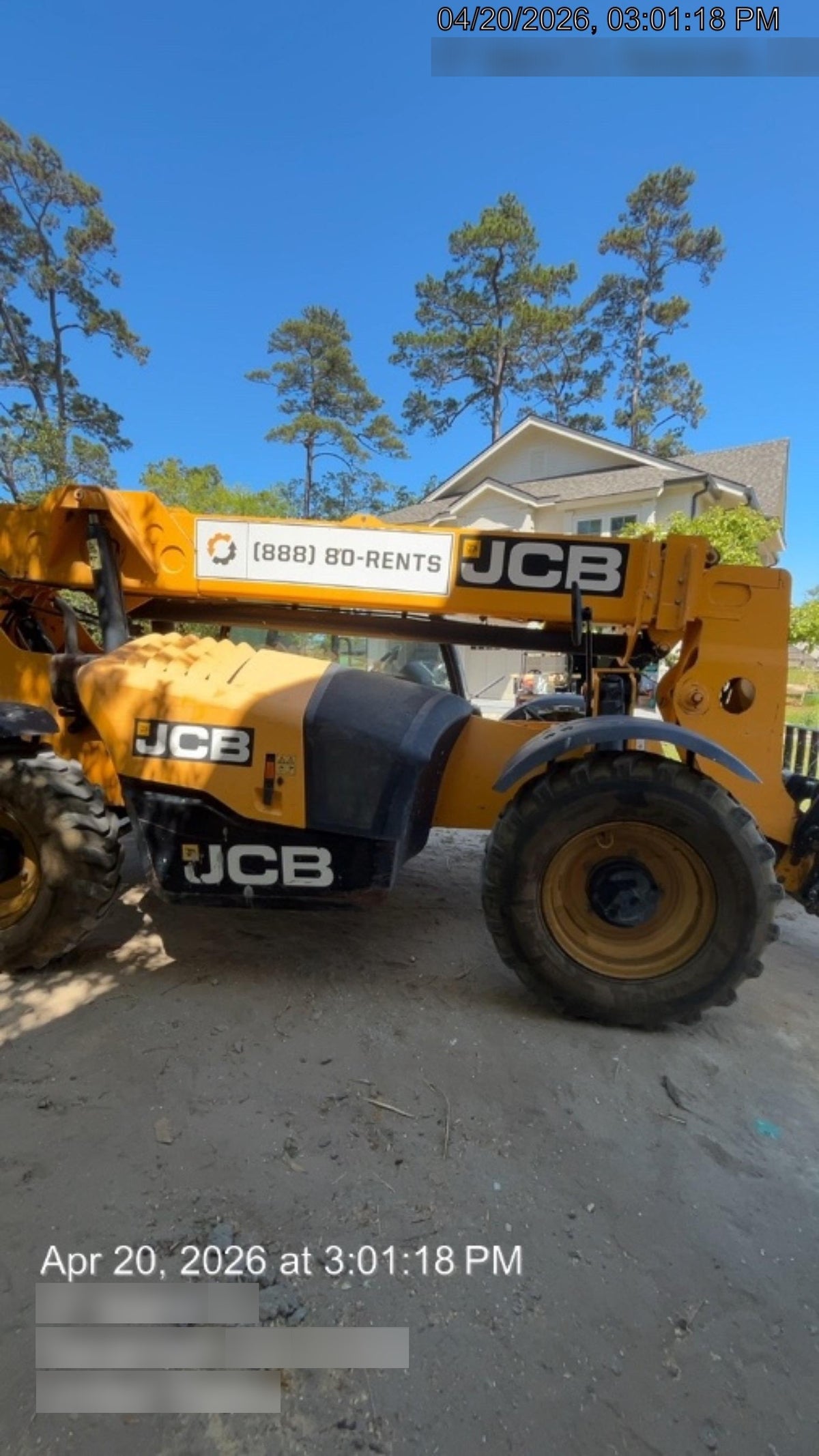 2019 JCB 506-36 Canopy, 74 HP, FF Tires, STD Worklight, Beacon, Aux Hydraulics, Lifting Eye, Back up Alarm, 48" Carriage, 48" Forks